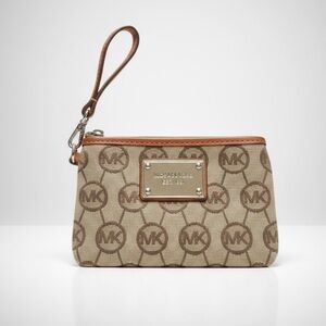 Michael Kors Brown Wristlet